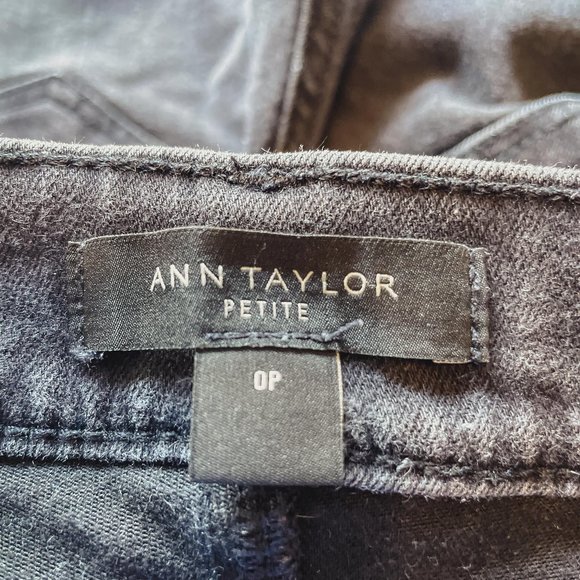 2/$45 - Ann Taylor Petite Black Skinny Jeans - Picture 7 of 8